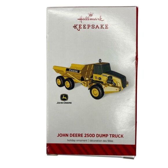 Hallmark 2014 John Deere 250D Articulated Dump Truck Construction Ornament New - Picture 1 of 4